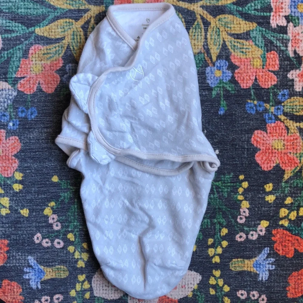 Set of 2 SwaddleMe Velcro Swaddle Sleep Sacks, Size Small/Medium (0-3 Months)